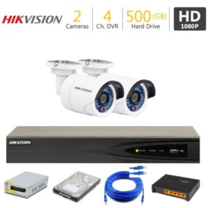 2 FHD CCTV Camera Package Hikvision